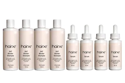 HairXR Şampuan 150 ml ve Saç Bakım Serumu 30 ml Unisex Set