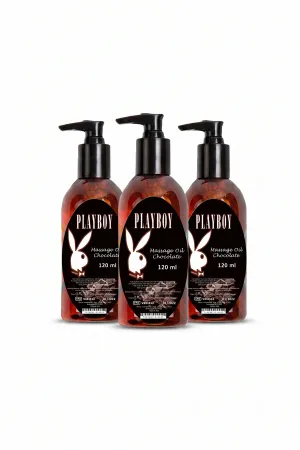 Chocolate Massage Oil Çikolata Aromalı Masaj Yağı 120 ml Vücut Masaj Bakım Yağı x3