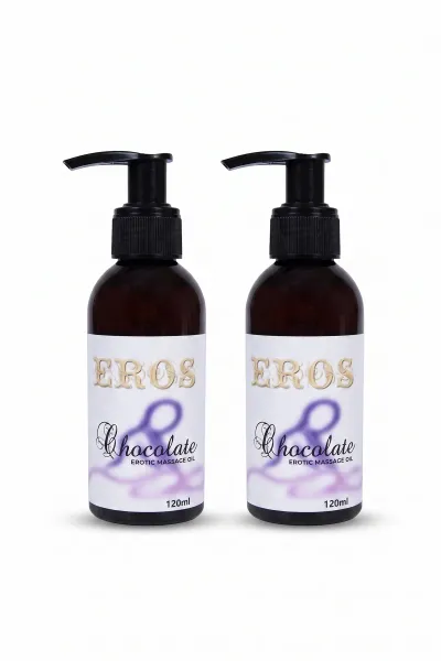 Çikolata Aromalı Vücut Masaj Yağı 120 ml x2