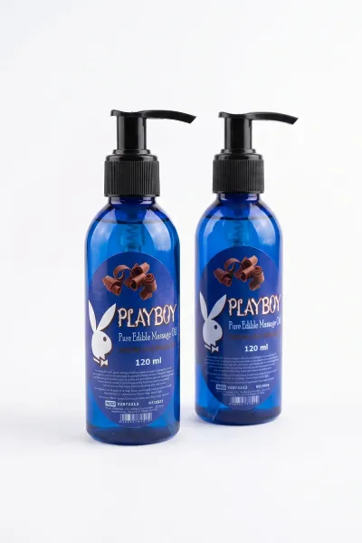 Playboy Çikolata Aromalı Masaj Yağı 120 ml x2