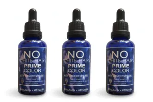No White Hair Prime Color Aktif Pigment Saç Serumu Melanin + Keratin x3