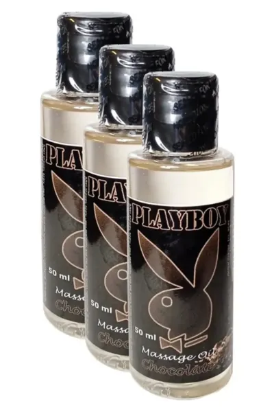 Playboy Çikolata Aromalı Masaj Yağı 50 ml x3