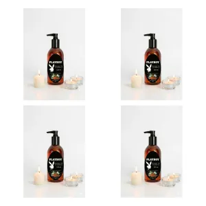 Playboy Çilek Aromalı Vücut Masaj Yağı 120 ML x4