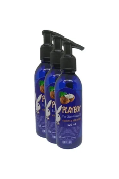 Hindistan Cevizi Aromalı Vücut Masaj Yağı 120 ml x 3