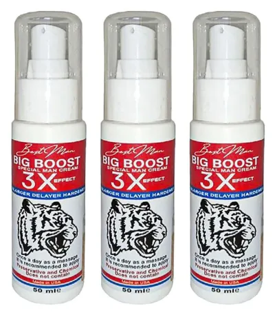 Big Boost Erkek Masaj Kremi 50 ml x3