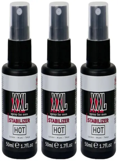 XXL Stabilizer For Men Erkek Kişisel Bakım Spreyi 50 ml x 3