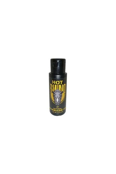Hot Rhino Doğal Vücut Masaj Yağı 60 ml
