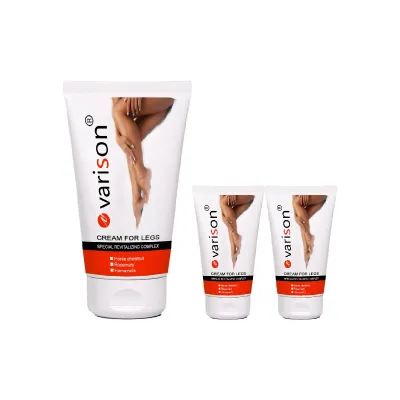 Varison At Kestanesi Özlü Mentollü Bacak Bakım Kremi 50 ml x3
