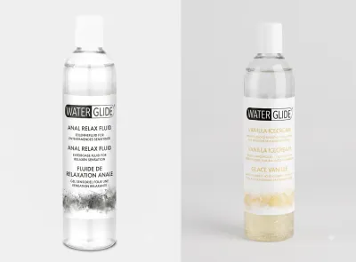Water Glide Su Bazlı Kayganlaştırıcı Jel Seti Anal Relax ve Vanilla Ice Cream 2 x 400 ml