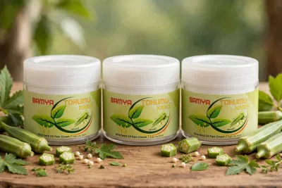 Bamya Tohumu Yağlı Bitkisel Vücut ve Masaj Kremi 100 ml 3'lü