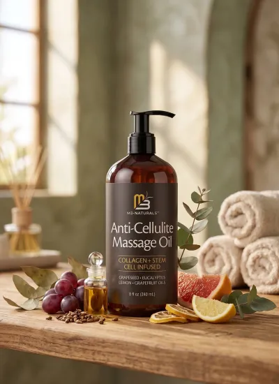 M3 Naturals Kolajen İçerikli Vücut Bakım ve Masaj Yağı 240 ml