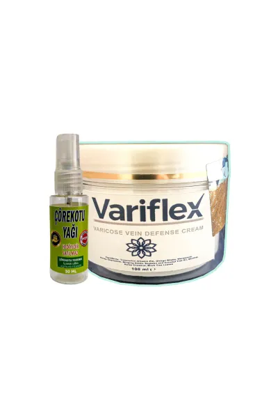 Variflex Vücut Bakım Kremi 100 ml 4 Adet ve 30 ml Çörek Otu Yağı Hediyeli Set