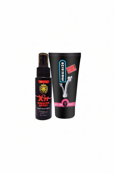 Xir Red Ginseng Kişisel Bakım Spreyi 60 ml ve Body Care Cream 50 ml Set
