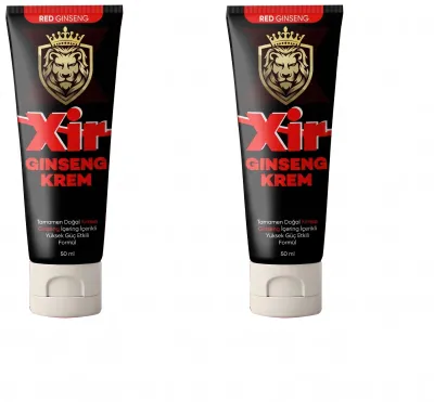Xir Red Ginseng Erkek Kişisel Bakım Kremi 50 ml x 2