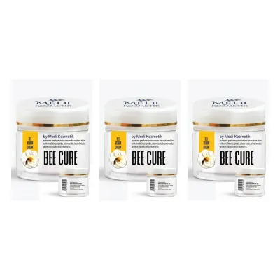 Bee Cure Arı Zehri Özlü Vücut Bakım Kremi 100 ml x3