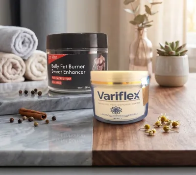 EELHOE Erkek Vücut Kremi 100 ml + Variflex Bacak Kremi 100 ml Bakım Seti