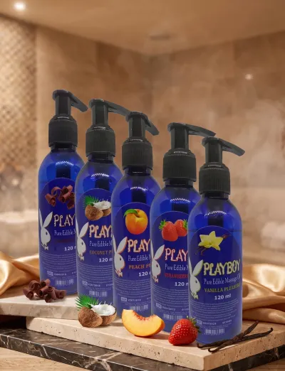 Playboy Aromalı Vücut Masaj Yağı Seti 5 x 120 ml