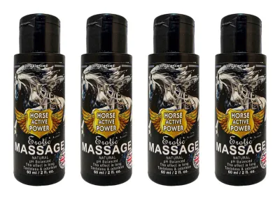Horse Active Erkek Masaj Jeli pH Dengeli 60 ml x4