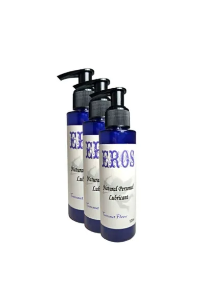 Eros Hindistan Cevizi Aromalı Su Bazlı Masaj Jeli 125 ml x4