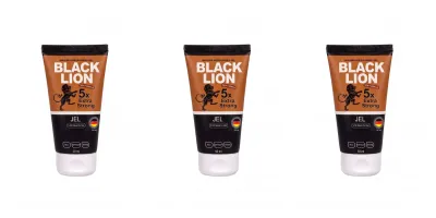 Black Lion Erkeklere Özel Masaj Jeli 50 ml x3