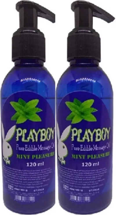 Playboy Mint Pleasure Nane Aromalı Masaj Yağı 120 ml x 2