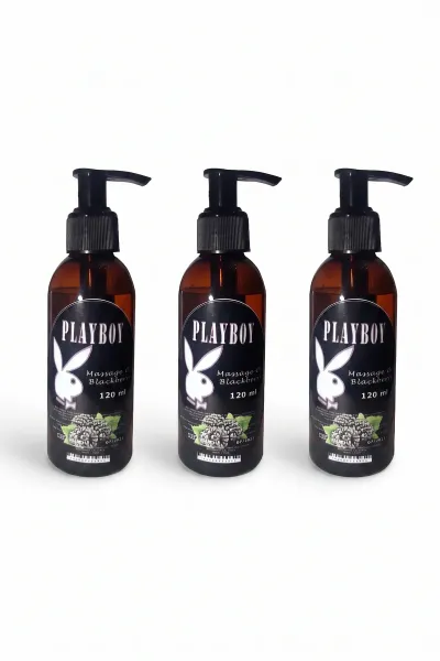 Playboy Blackberry Aromalı Vücut Masaj Yağı 120 ml x3
