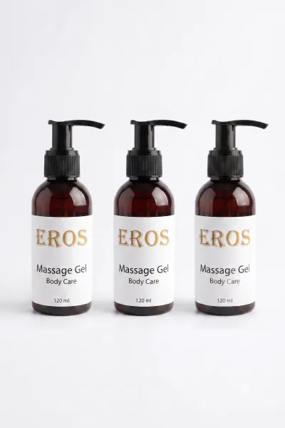 Eros Masaj Jeli 120 ml Vücut Bakım ve Masaj Jeli 3 Adet