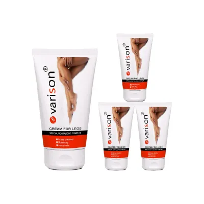 Varison At Kestanesi Özlü Mentollü Bacak Bakım Kremi 50 ml x4