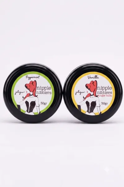 Jelique Göğüs Ucu Bakım Balsamı 2'li Set 50 gr Vanilya ve Nane Aromalı