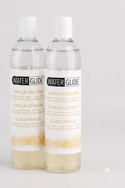 Water Glide Vanilla Icecream Su Bazlı Kayganlaştırıcı Jel 400 ml x 2