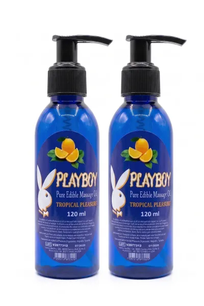Playboy Tropical Aromalı Vücut Masaj Yağı 120 ml x2