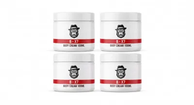 B-X7 Body Cream 100 ml Vücut Bakım Kremi 4'lü Set