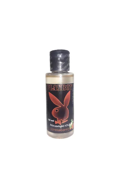Playboy Çilek Aromalı Vücut Masaj Yağı 50 ml x4
