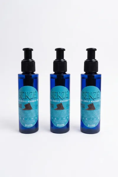 Rekze Çikolata Kokulu Masaj Yağı 125 ml x3