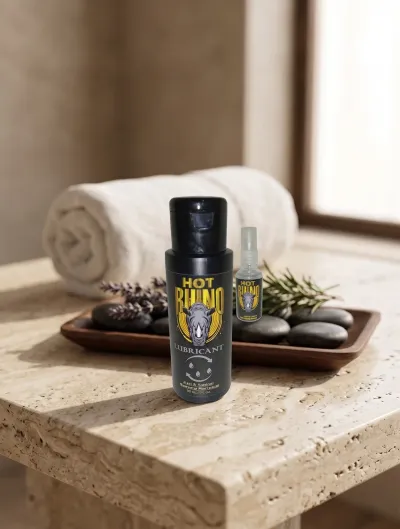 Hot Rhino Su Bazlı Kayganlaştırıcı Jel 60 ml ve Bakım Spreyi 10 ml Set