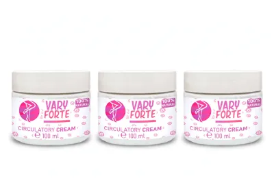 Vary Forte Bacak Bakım ve Masaj Kremi 100 ml 3 Adet