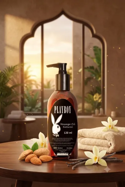 Playboy Natural Vücut Masaj Yağı 120 ml