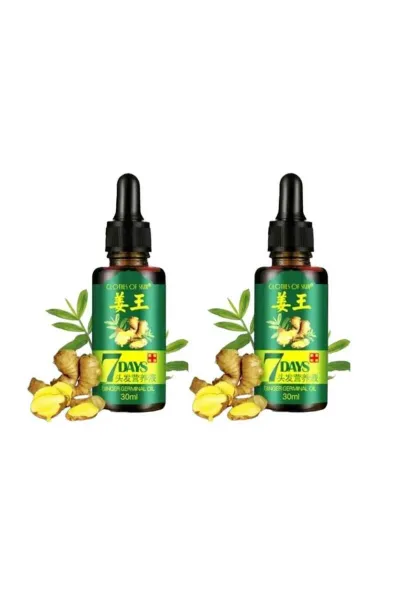7 Days Ginger Germinal Oil Zencefil İçerikli Saç Bakım Yağı 30 ml x2