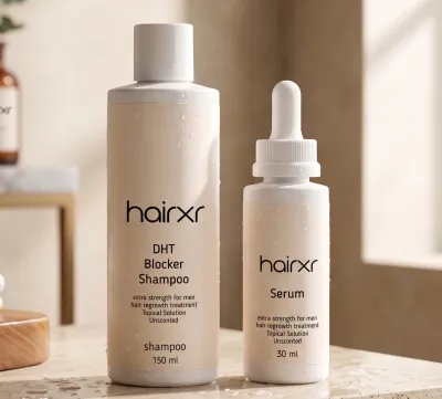 HairXR Şampuan 150 ml ve Saç Bakım Serumu 30 ml Unisex Set