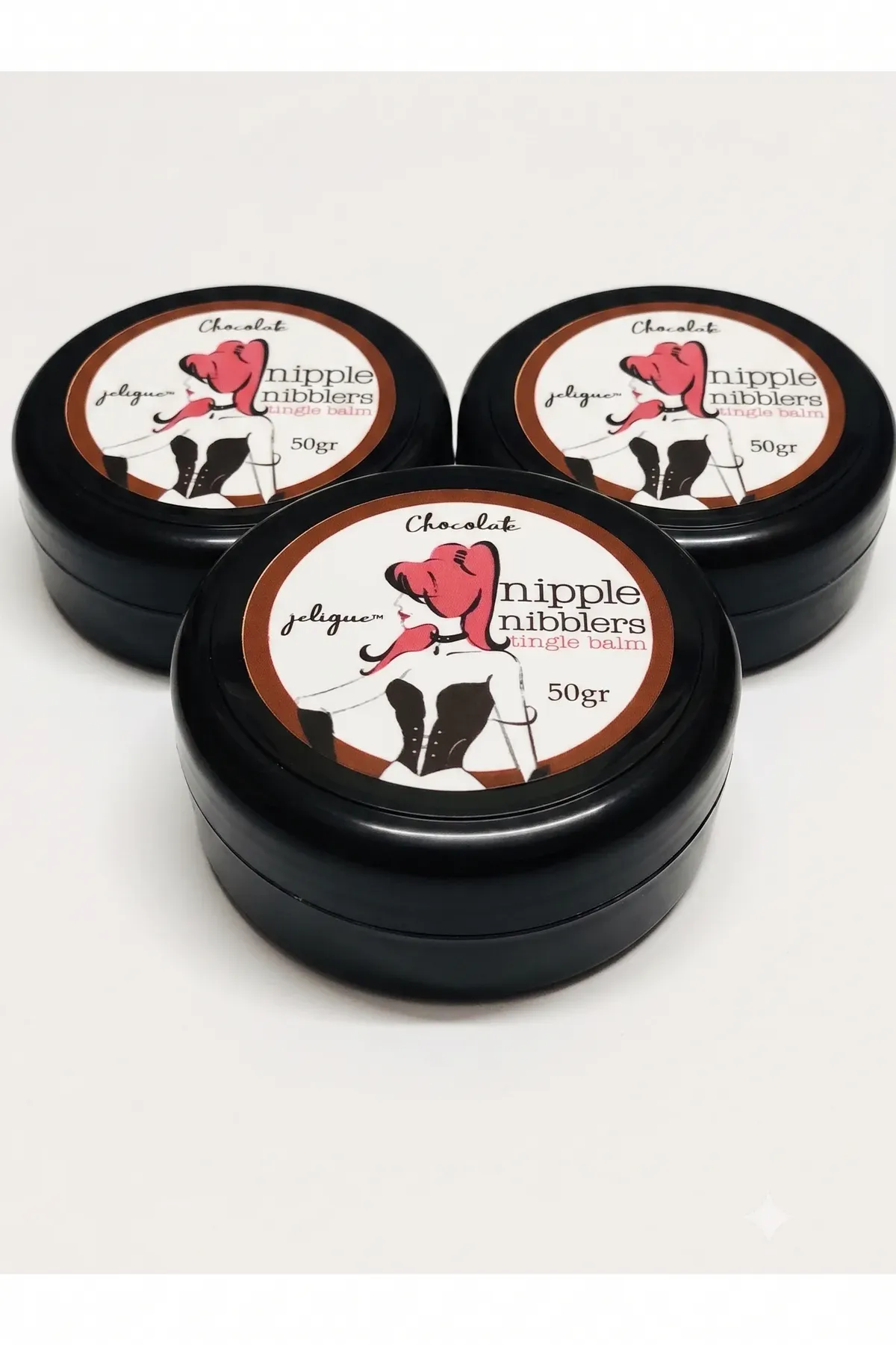 Nipple Nibbler's Chocolate Nipple Balm 50 GR Göğüs Ucu Bakım Balsamı x3