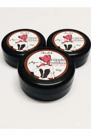 Nipple Nibbler's Chocolate Nipple Balm 50 GR Göğüs Ucu Bakım Balsamı x3