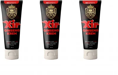 Xir Red Ginseng Erkek Kişisel Bakım Kremi 50 ml 3'lü Set