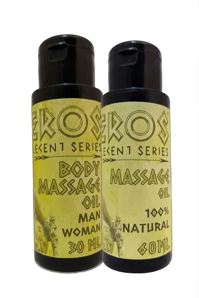 EROS Vücut Masaj Yağı İkili Set 30 ml + 60 ml