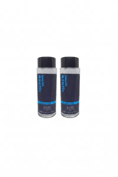 HOT Special Exotic Masaj Yağı 200 ml x2 Nemlendirici Vücut Bakım Yağı