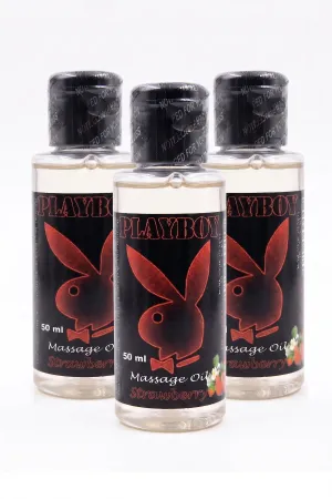 Çilek Aromalı Vücut Masaj Yağı 50 ml Günlük Kişisel Bakım ve Masaj Yağı x4