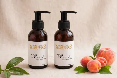 EROS Peach Şeftali Aromalı Masaj Yağı 120 ml x2