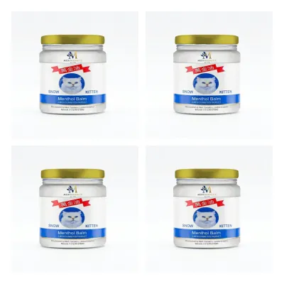 Snow Kitten Mentollü Cilt Bakım Balmı 50 ml x 4