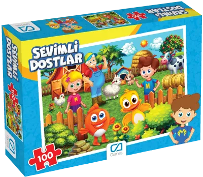 SEVİMLİ DOSTLAR PUZZLE 100