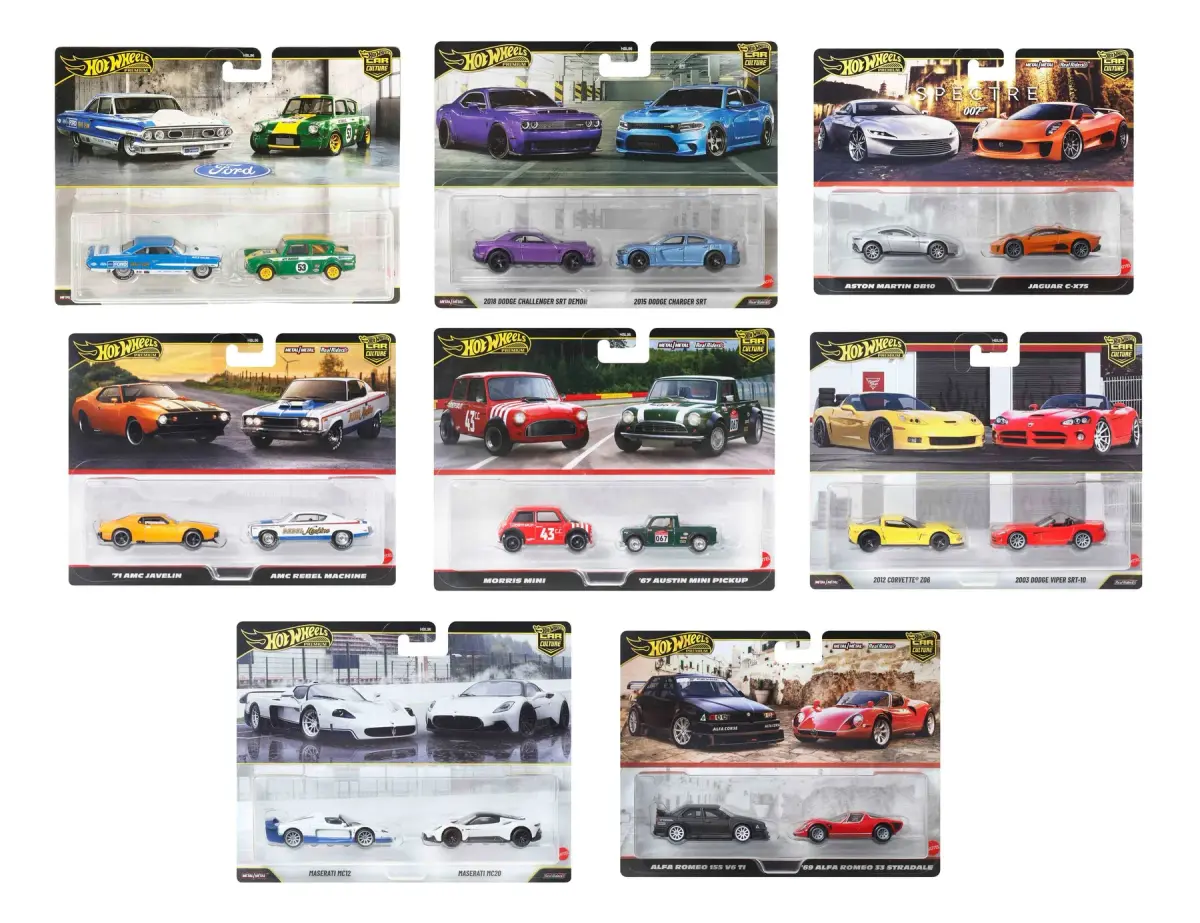 HOT WHEELS 2'Lİ PREMİUM ARABA SETİ