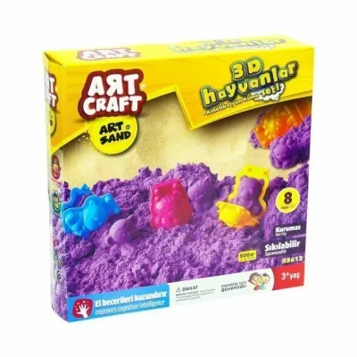 500 GR ARTSAND 3D HAYVANLAR KUM SETİ
